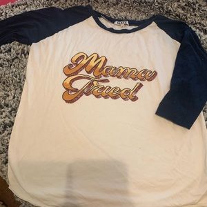 “Mama Tried” MATE clothing 3/4 sleeve baseball tee